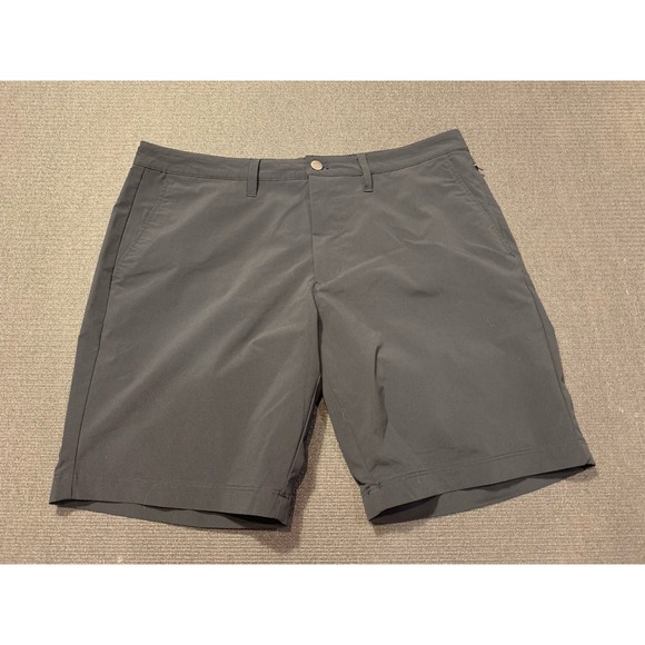 UNTUCKit Shorts Mens Sz 36 Black Chancellor Performance Short Side Hidden Pocket - Picture 1 of 5